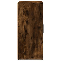 Produktbild för Skänk rökfärgad ek 60x31x70 cm konstruerat trä