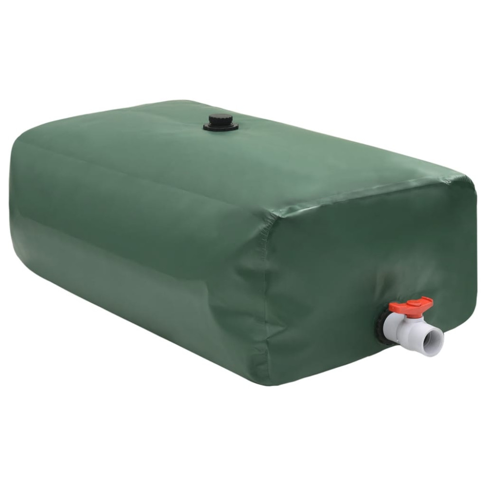 Produktbild för Vattentank med kran vikbar 500 L PVC