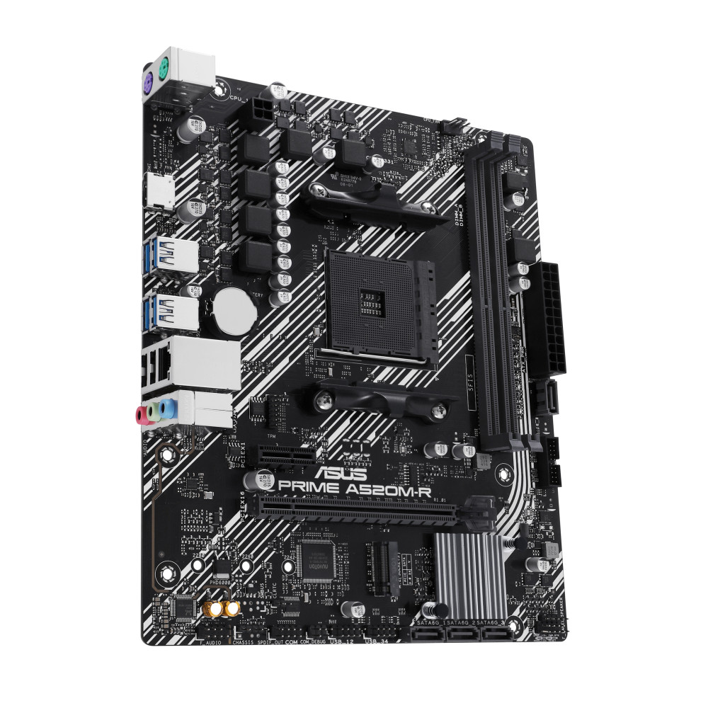Produktbild för ASUS PRIME A520M-R AMD A520 Uttag AM4 micro ATX