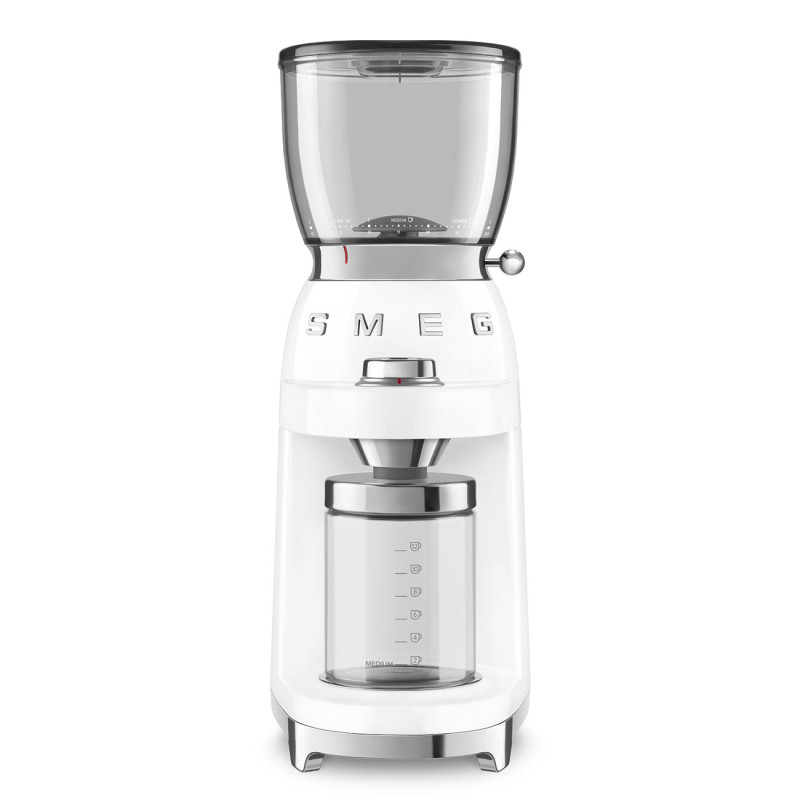 Produktbild för Smeg 50's Style Kaffekvarn CGF01WHEU (vit)