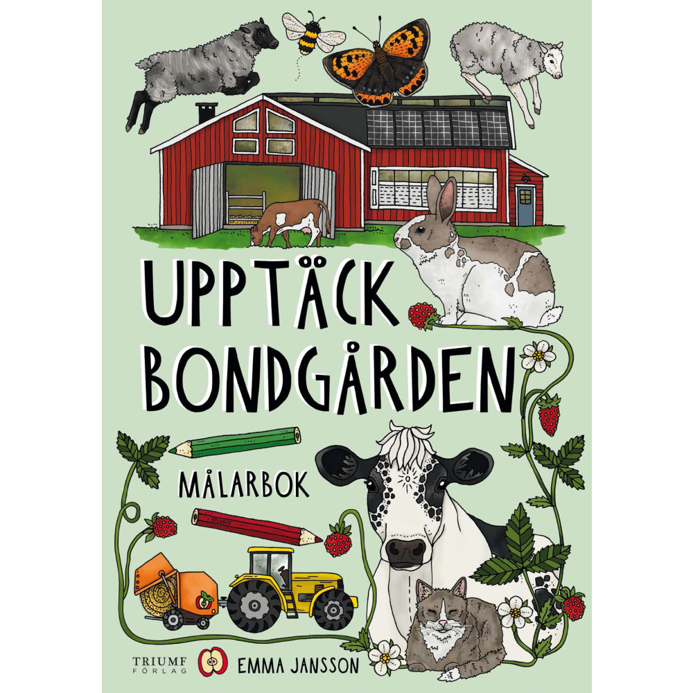 Produktbild för Upptäck bondgården målarbok (häftad)
