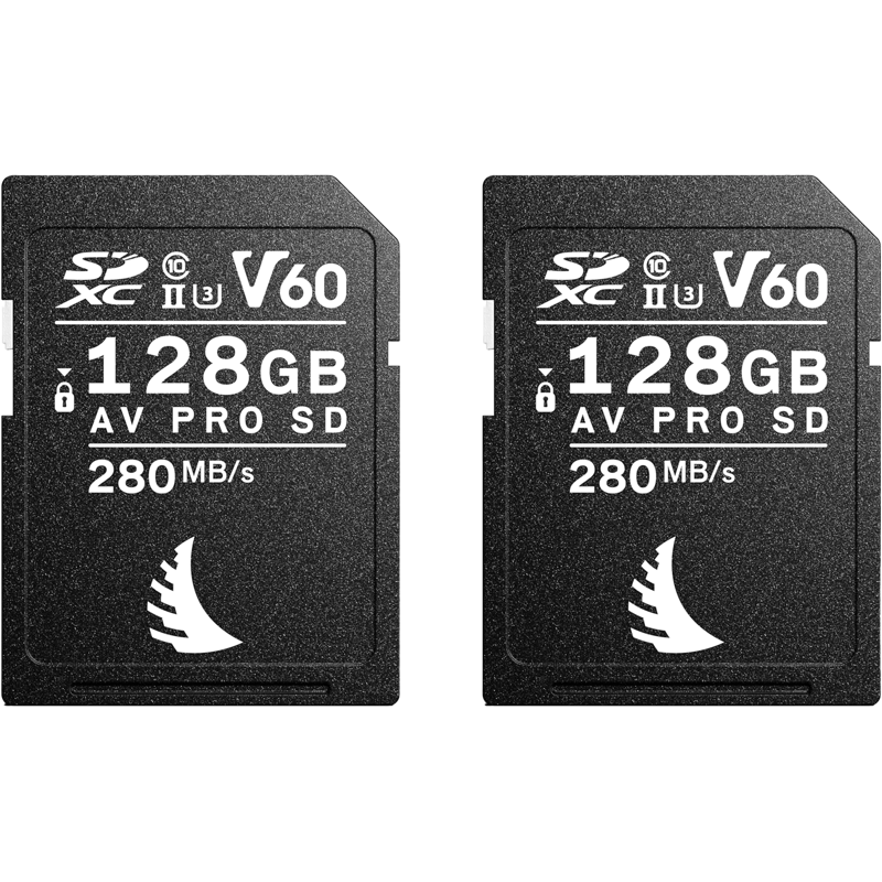 Produktbild för Angelbird SD Match Pack for Canon AV PRO V60 MK2 128GB | 2 PACK