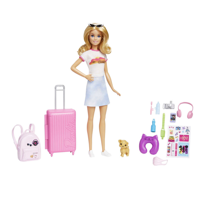Produktbild för Barbie Dreamhouse Adventures Barbie-docka och tillbehör