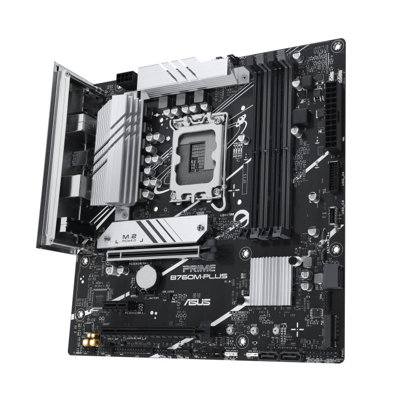 Produktbild för ASUS PRIME B760M-PLUS Intel B760 LGA 1700 micro ATX