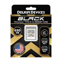 Produktbild för Delkin CFexpress BLACK R3530/W3250 (4.0) 650GB