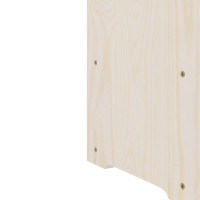 Produktbild för Vinställ med hylla 67,5x25x60 cm massiv furu