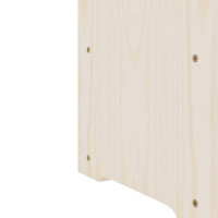Produktbild för Vinställ med hylla 67,5x25x87 cm massiv furu