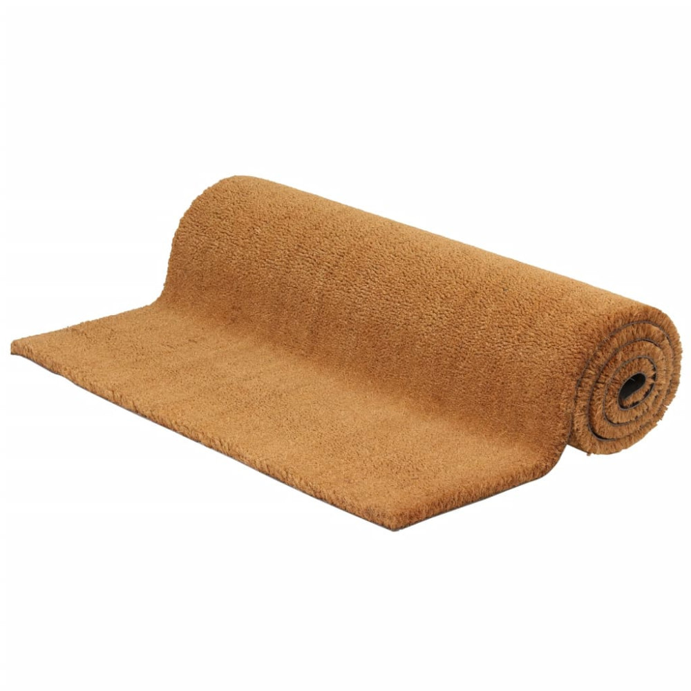 Produktbild för Dörrmatta naturlig 100x200 cm tuftad kokos