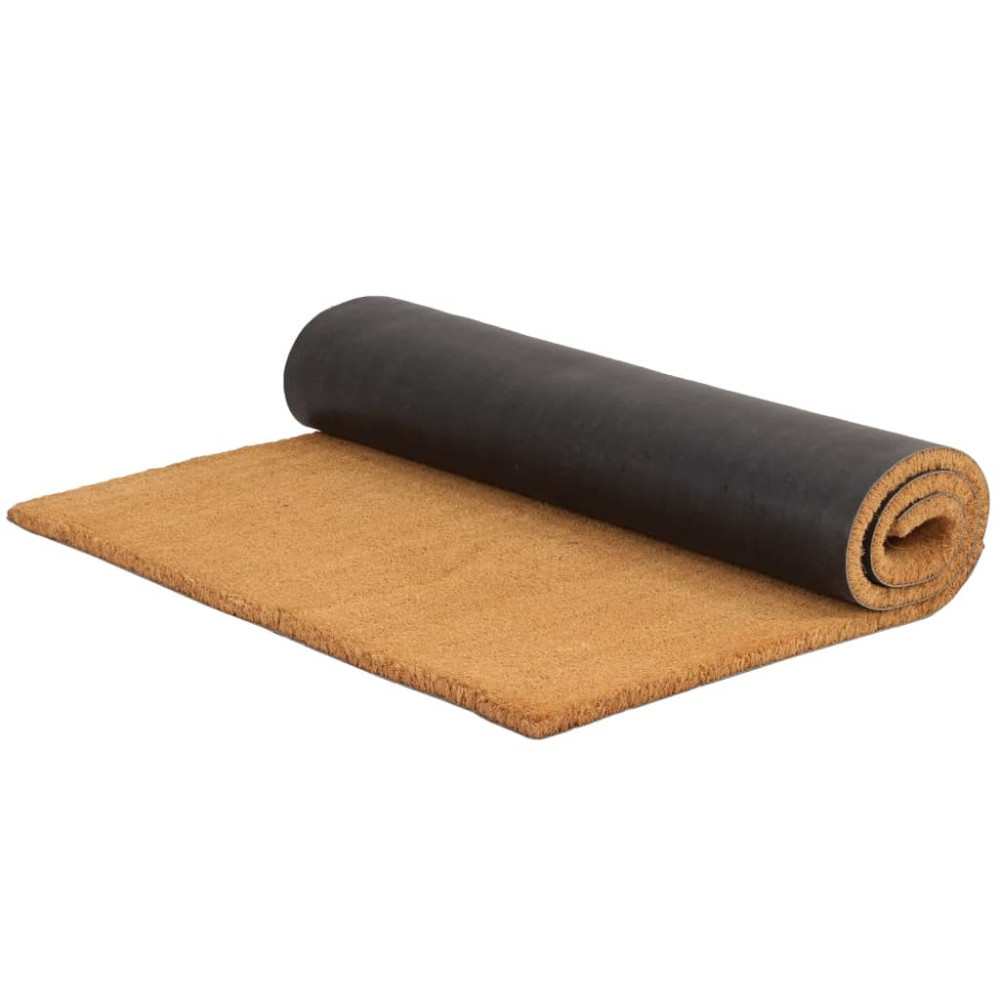 Produktbild för Dörrmatta naturlig 100x200 cm tuftad kokos