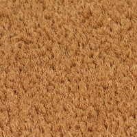 Produktbild för Dörrmatta naturlig 100x200 cm tuftad kokos