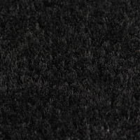 Produktbild för Dörrmatta svart 100x200 cm tuftad kokos