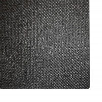 Produktbild för Dörrmatta svart 100x200 cm tuftad kokos
