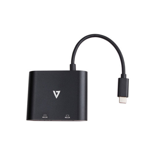 V7 V7 V7UC-2HDMI-BLK USB-grafikadapter 3840 x 2160 pixlar Svart