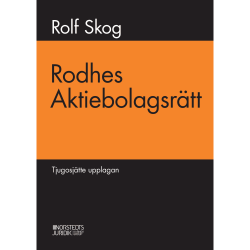 Knut Rodhe Rodhes aktiebolagsrätt (häftad)