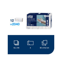 Produktbild för Handduk TORK Pre H2 Xpress Komp. 2040/fp