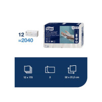 Produktbild för Handduk TORK Pre H2 Xpress Komp. 2040/fp