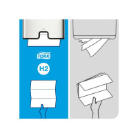 Produktbild för Handduk TORK Pre H2 Xpress Komp. 2700/fp