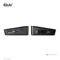 Produktbild för CLUB3D SenseVision USB 3.0 4K UHD Docking Station