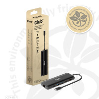 Produktbild för CLUB3D CSV-1597 dockningsstationer för bärbara datorer USB 3.2 Gen 1 (3.1 Gen 1) Type-C Svart