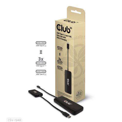 Club 3D CLUB3D CSV-1548 gränssnittshubbar