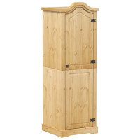 Produktbild för Garderob Corona 55x52x170 cm massiv furu