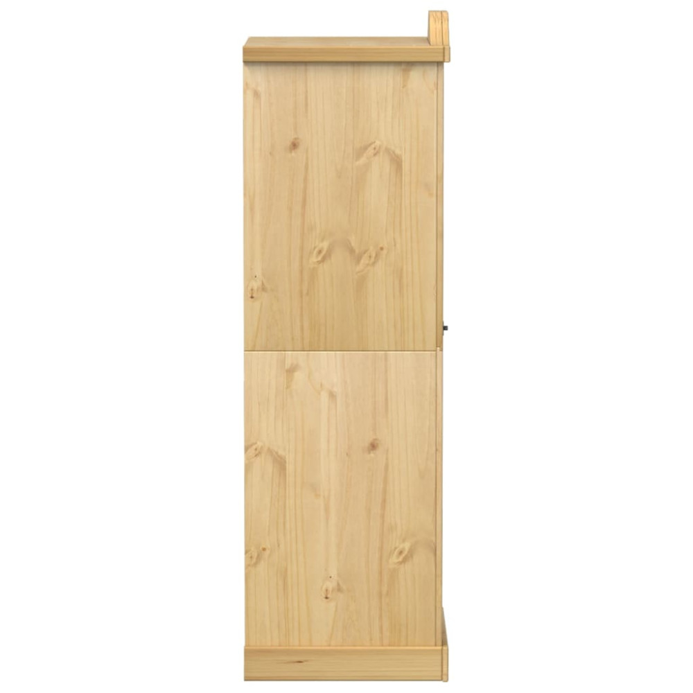 Produktbild för Garderob Corona 55x52x170 cm massiv furu