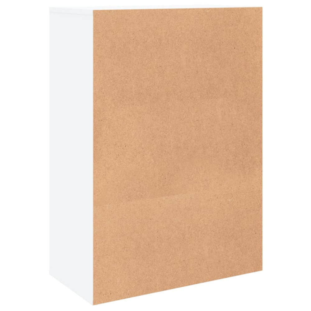 Produktbild för Skänk vit 60x31x84 cm konstruerat trä