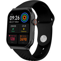 Produktbild för Trainer Ultra Smartwatch med två armband Svart + Orange