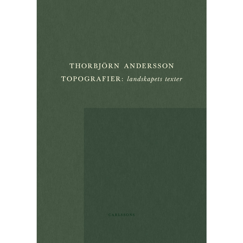 Produktbild för Topografier : landskapets texter (inbunden)