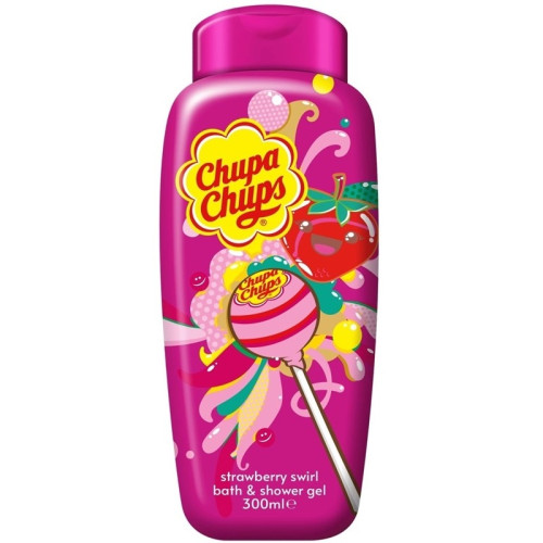 Chupa Chups Bath & Body Wash Strawberry Swirl 300ml