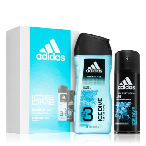 Adidas Ice Dive For Him Deospray 150ml + Shower Gel 250ml