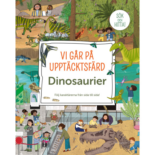 Abi Luscombe Vi går på upptäcktsfärd : Dinosaurier (bok, board book)
