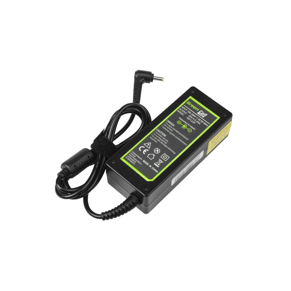 Produktbild för Green Cell AD123P eladaptrar inomhus 65 W Svart