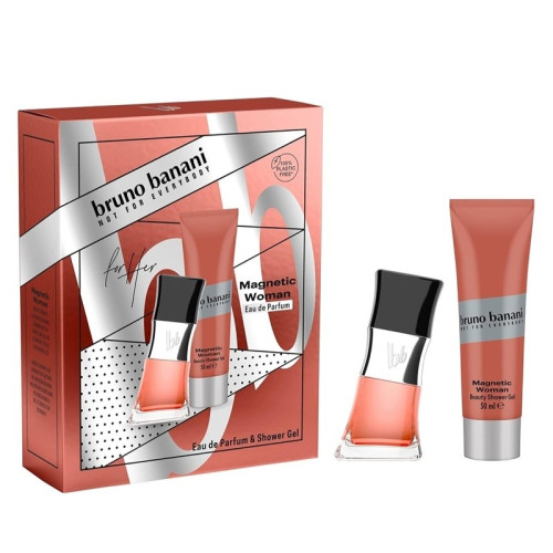 Bruno Banani Giftset Bruno Banani Magnetic Woman Edp 30ml + Shower Gel 50ml