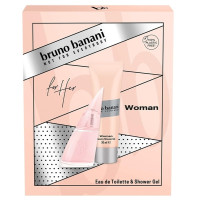 Produktbild för Giftset Bruno Banani Woman Edt 30ml + Shower Gel 50ml