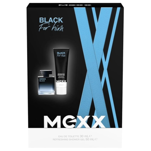 Mexx Giftset Mexx Black Man Edt 30ml + Shower Gel 50ml