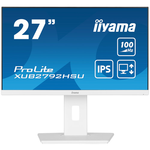 Iiyama iiyama ProLite XUB2792HSU-W6 LED display 68,6 cm (27") 1920 x 1080 pixlar Full HD Vit