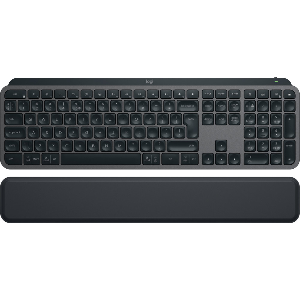 Produktbild för Logitech MX Keys S tangentbord Bluetooth QWERTY Amerikanskt internationellt grafit