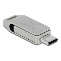 Produktbild för DeLOCK 54073 USB-sticka 16 GB USB Type-A / USB Type-C 3.2 Gen 1 (3.1 Gen 1) Silver