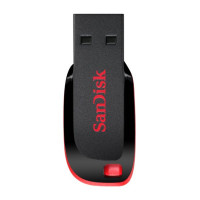 Produktbild för SanDisk Cruzer Blade USB-sticka 128 GB USB Type-A 2.0 Svart, Röd