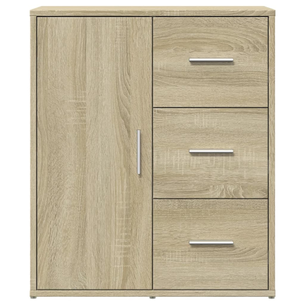 Produktbild för Skänk sonoma-ek 60x31x70 cm konstruerat trä