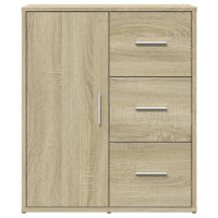 Produktbild för Skänk sonoma-ek 60x31x70 cm konstruerat trä