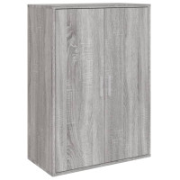 Produktbild för Skänk grå sonoma 60x31x84 cm konstruerat trä
