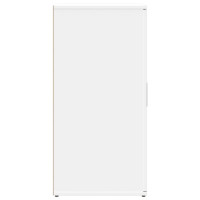 Produktbild för Skänk vit 59x39x80 cm konstruerat trä