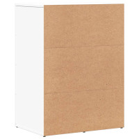 Produktbild för Skänk vit 59x39x80 cm konstruerat trä