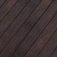Produktbild för Matta rektangulär mörkbrun 70x100 cm bambu