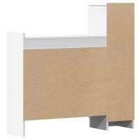 Produktbild för Skoskåp vit 100,5x28x100 cm konstruerat trä