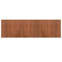 Produktbild för Matta rektangulär brun 60x200 cm bambu