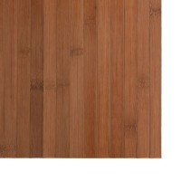 Produktbild för Matta rektangulär brun 60x200 cm bambu