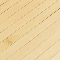 Produktbild för Matta rektangulär ljus naturlig 70x200 cm bambu